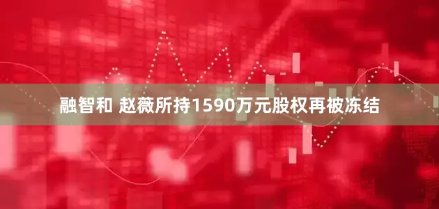融智和 赵薇所持1590万元股权再被冻结